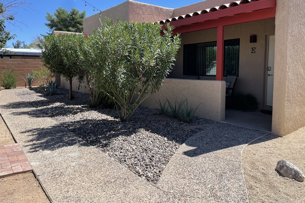 Walkway to Casitas D and E.