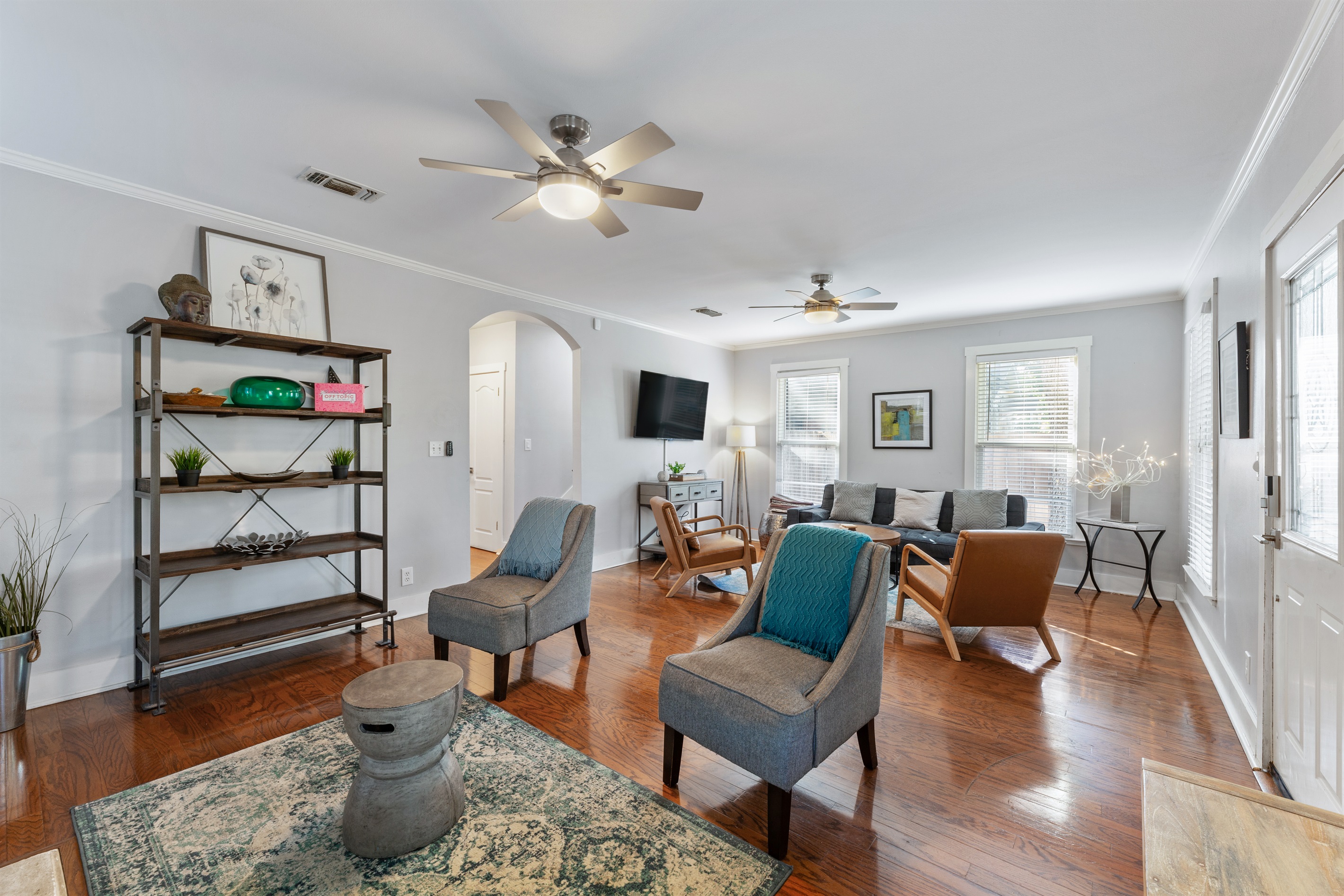 Two seating areas in Living Room