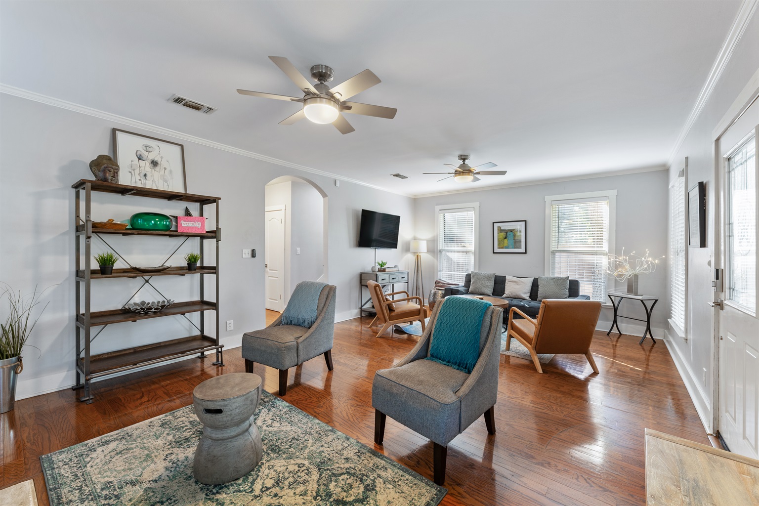 Two seating areas in Living Room