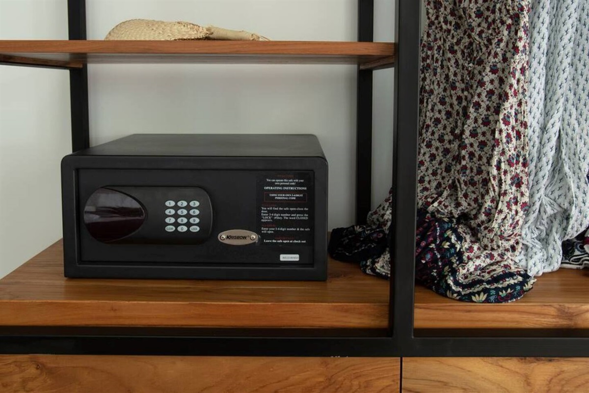 A safety box is available in the room for you to place your valuables.