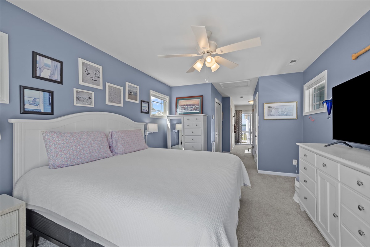 Ample space in master bedroom