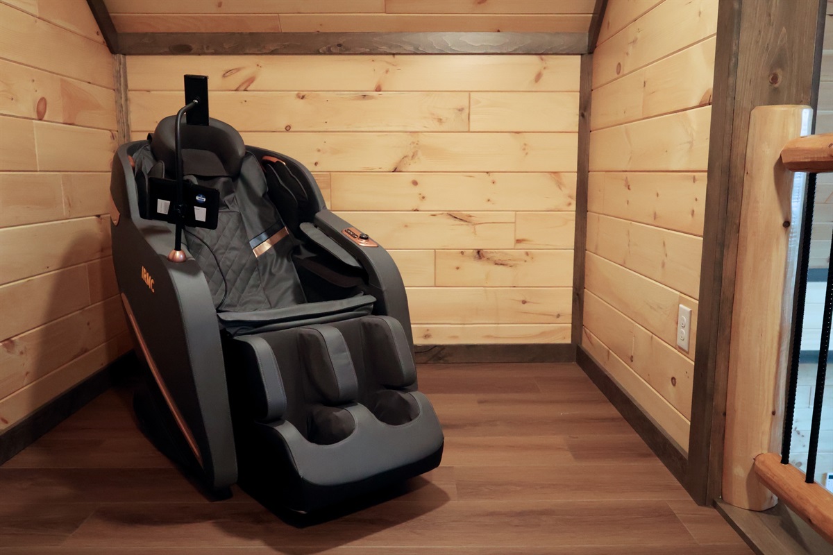 A massage chair to ease the stress!