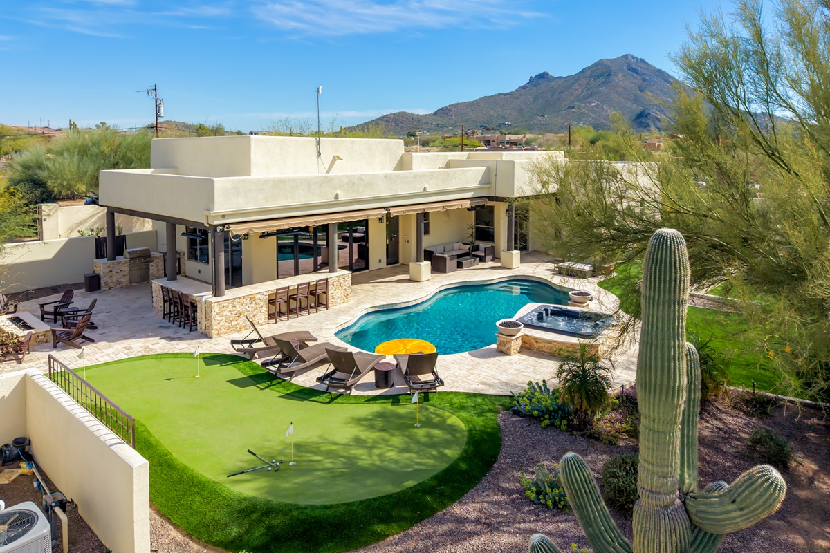 Luxury Cave Creek vacation rental with private pool and mountain views