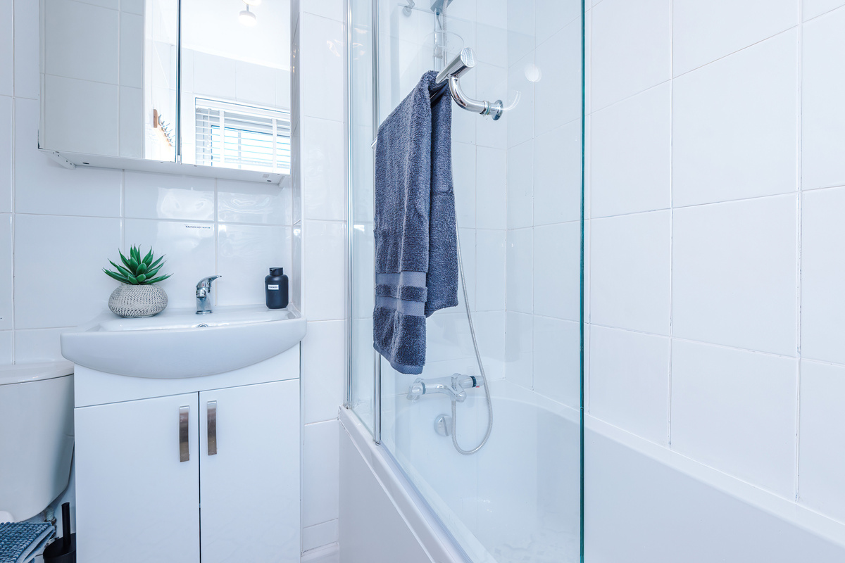 Ensuite bathroom with shower