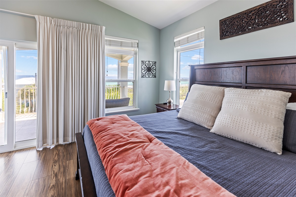 Gulf Views from 3rd Floor Master Bedroom
