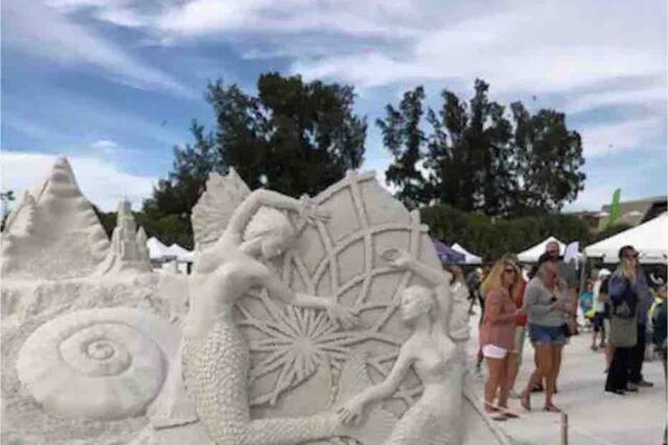 Annual sand castle contest