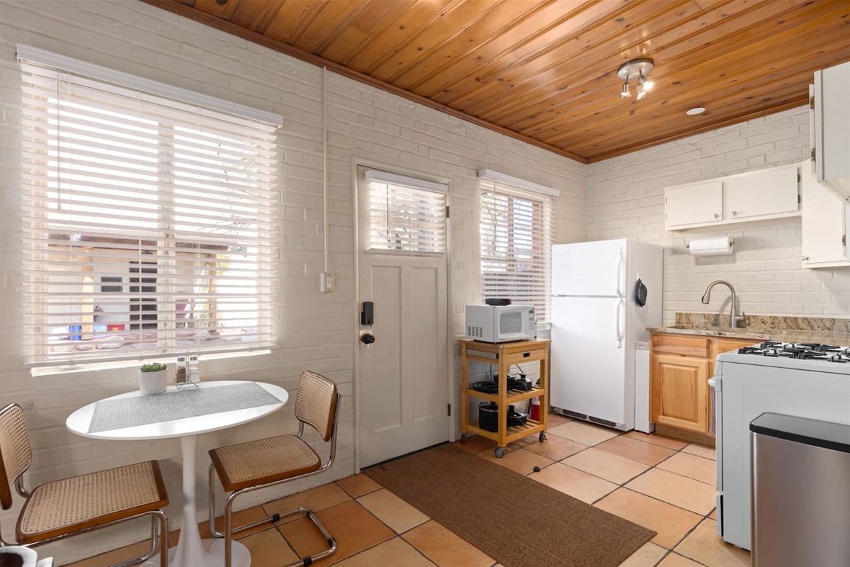 Dining area and ktichen