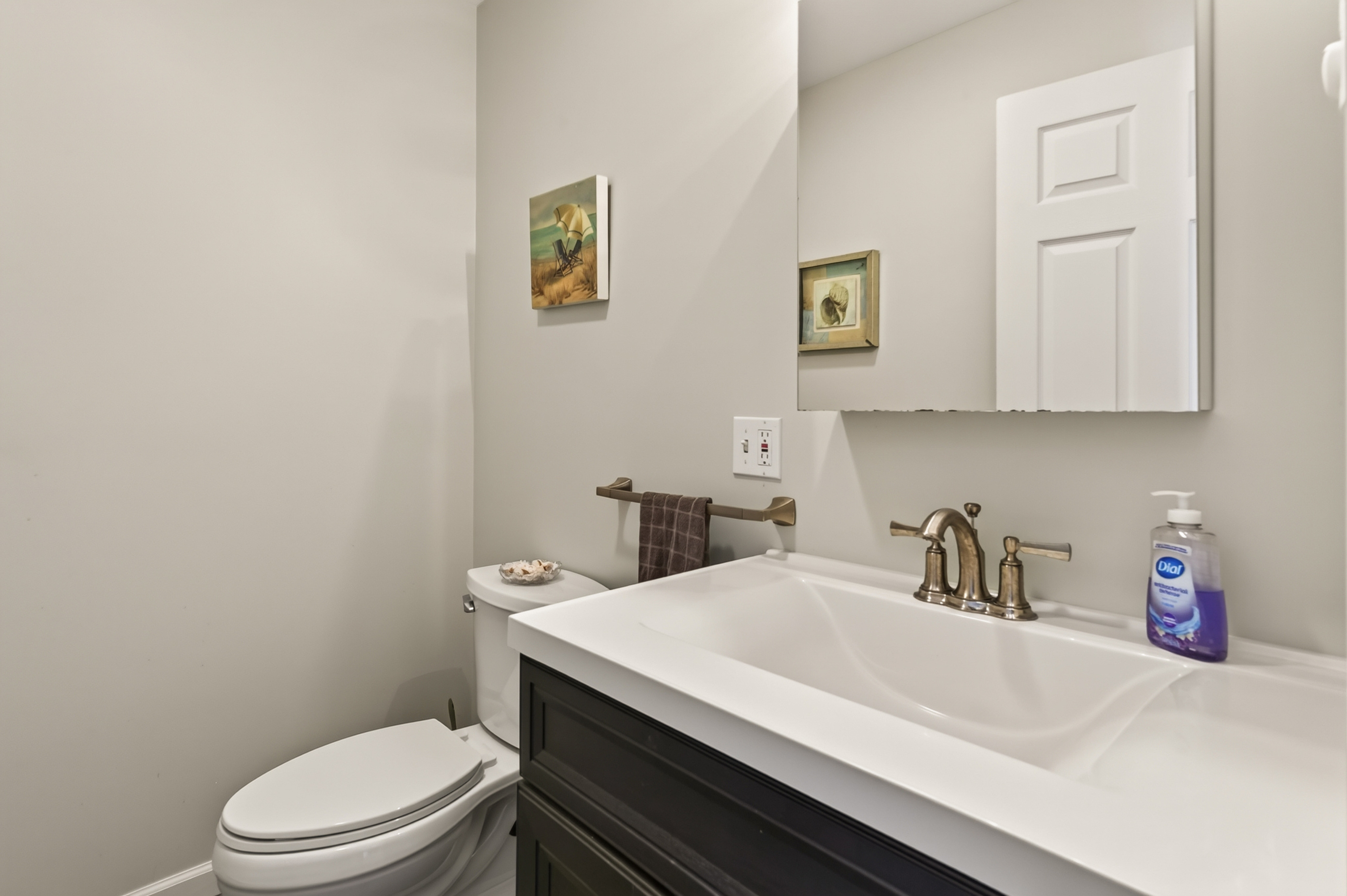 Full bathroom with shower-tub combination