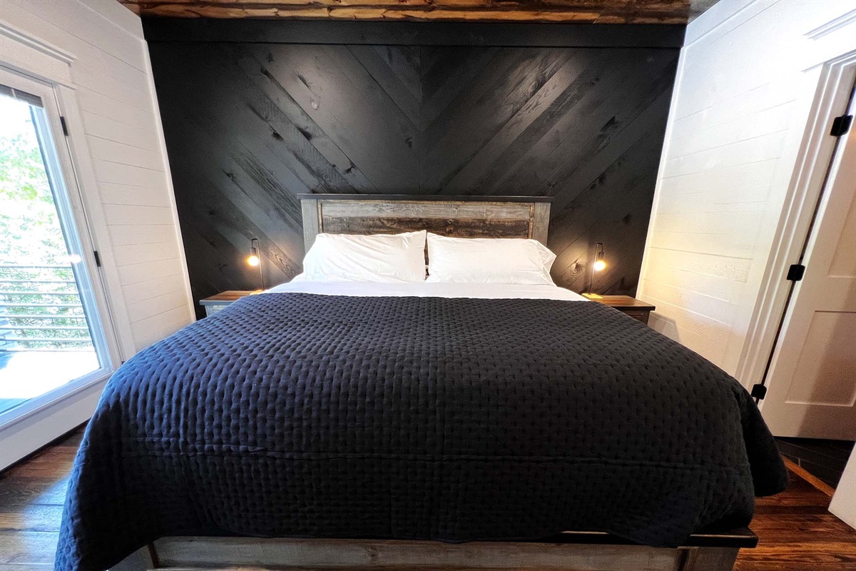 Downstairs king bedroom