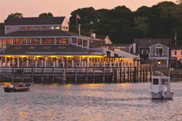 The Mill Wharf restaurant,  5 minutes from the house, has a casual ambiance and offers fresh seafood specialties with outdoor seating to enjoy the views!