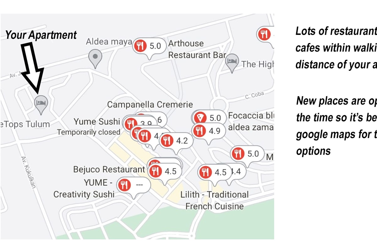 Restaurants nearby