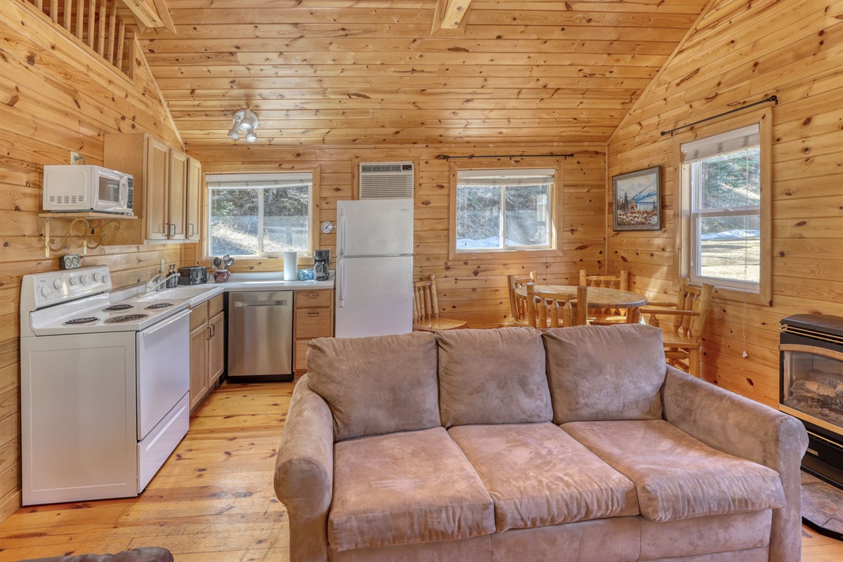 Kicthen in main livign area