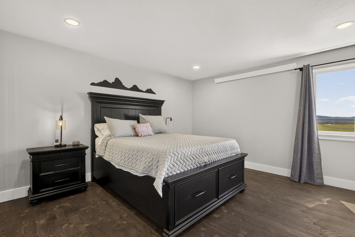 Master bedroom upstairs.