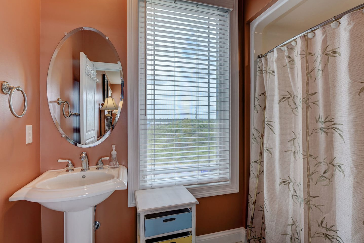 This is the private bathroom for Bedroom 1