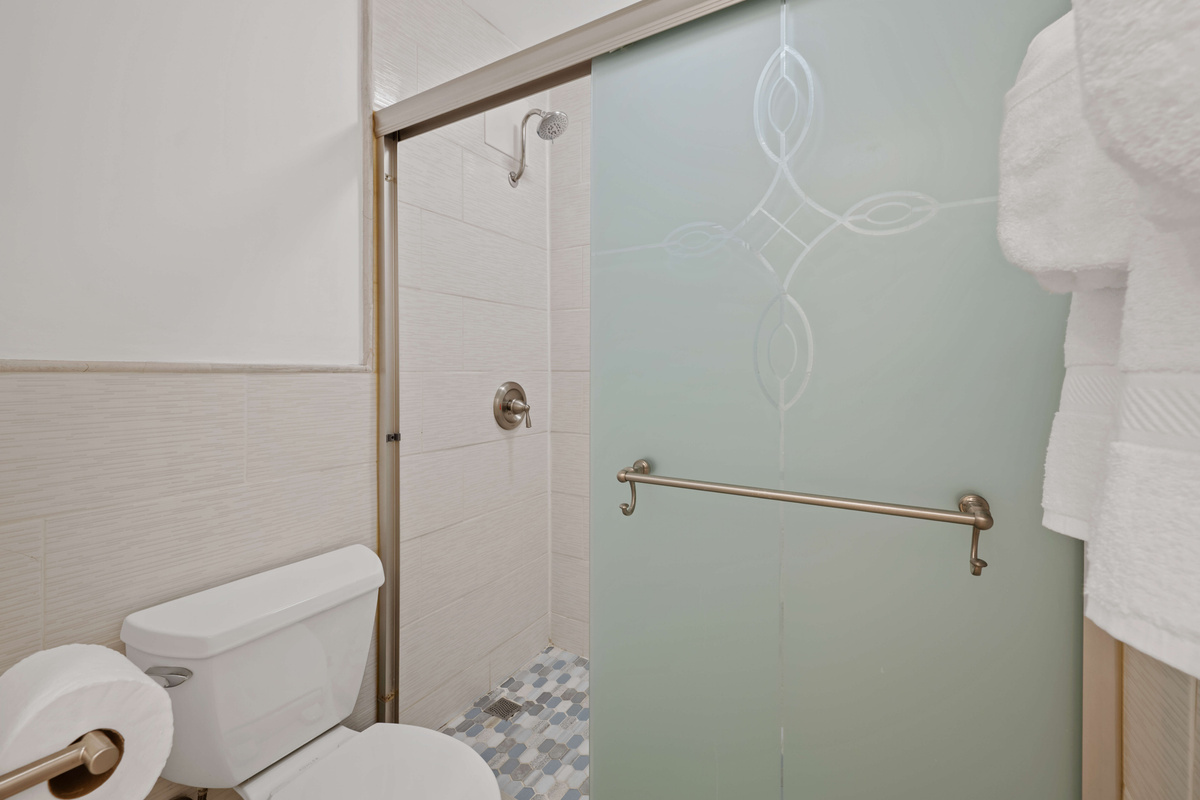 Spacious shower