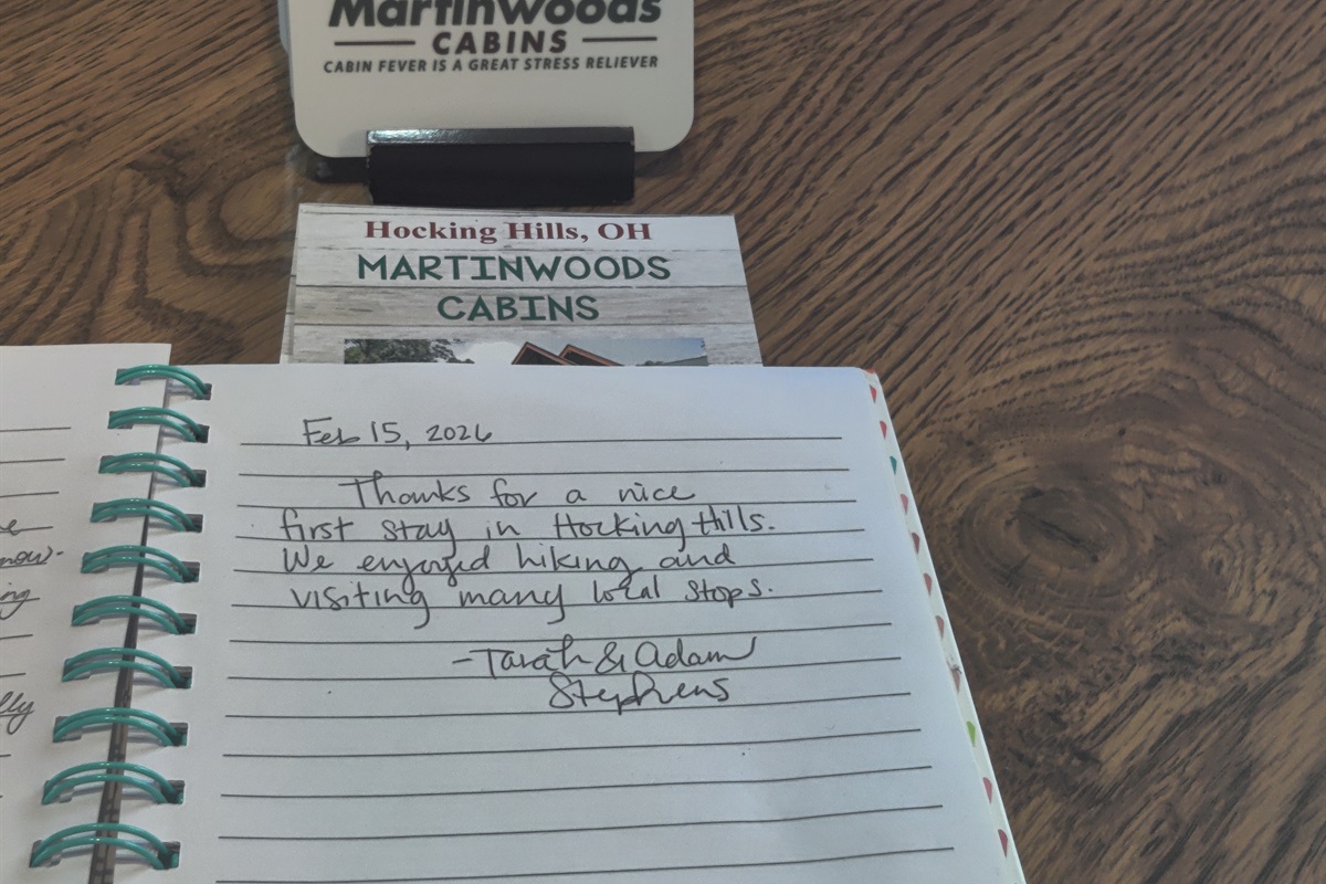 Note left in the journal