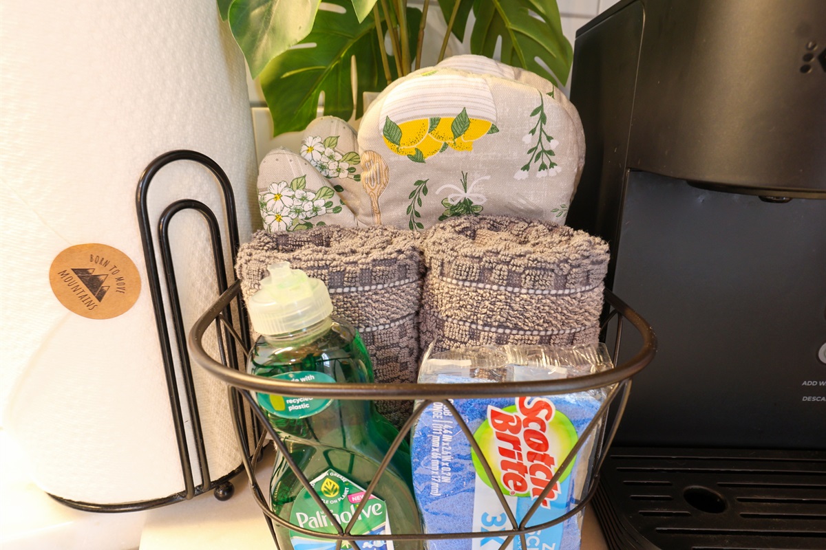 Kitchen cleaning amenities to get you started