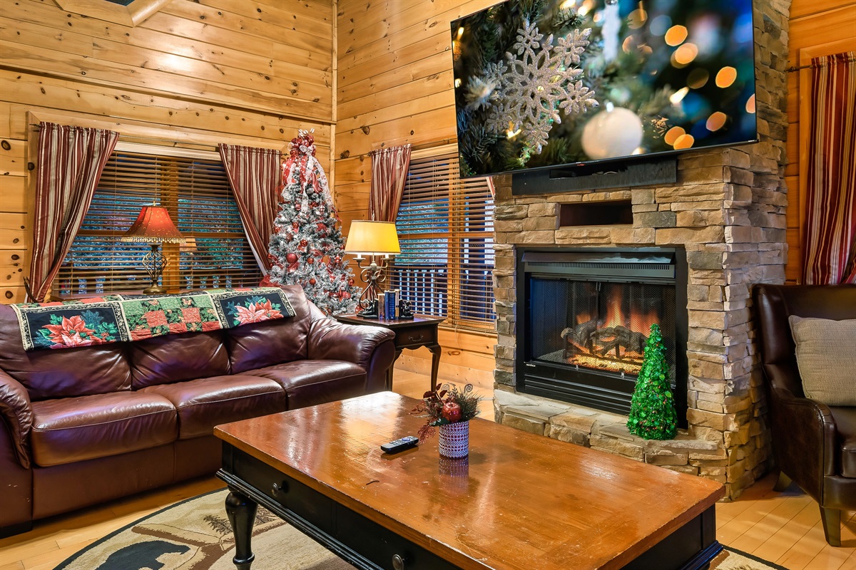 Christmas decorations are up seasonally!