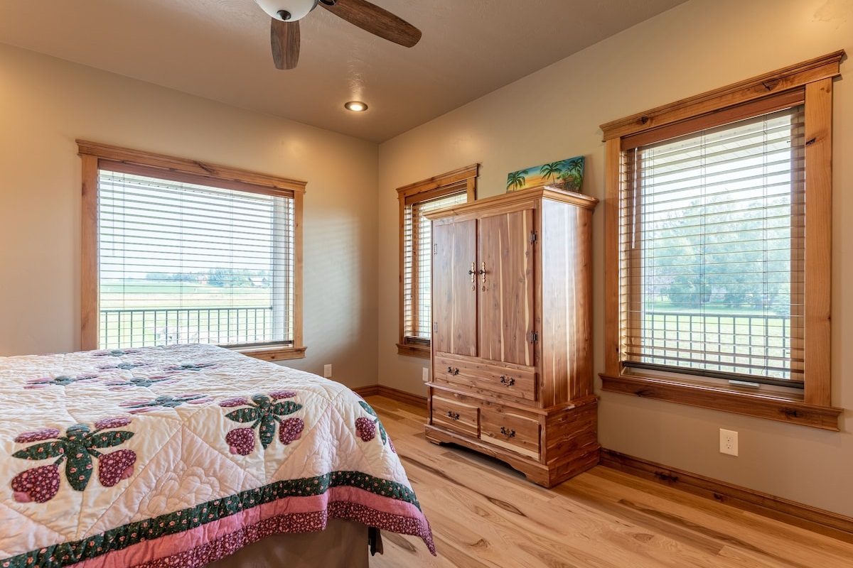 There is enough space to unpack and stay awhile.