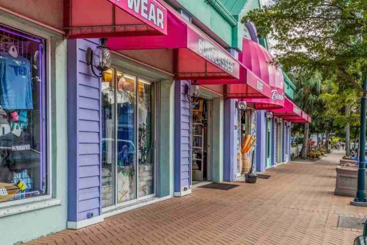 Shops on Ocean dr in the village