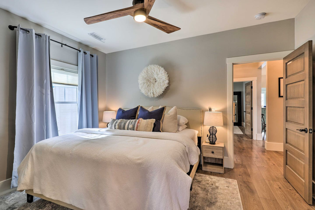 Wake up to hardwood floors and easy flow into the rest of the home.