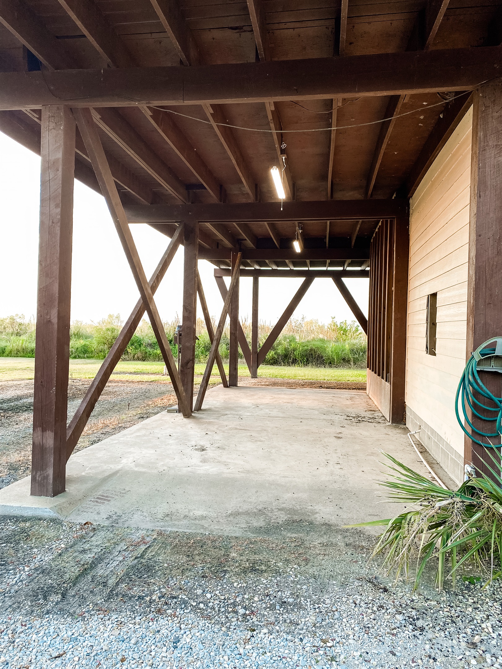 Covered parking area 2