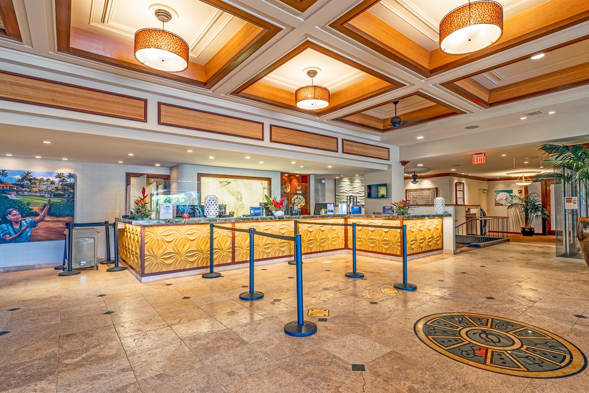 24-Hour Front Desk – Friendly staff ready to assist you anytime at the Ka'anapali Villas