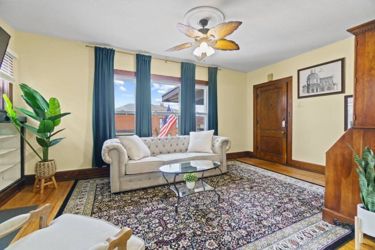 Featuring a spacious living area, perfect for relaxation and entertaining, with plenty of room to unwind.