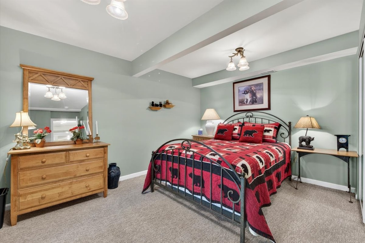 Comfortable bedroom with a peaceful, tucked-away feel.