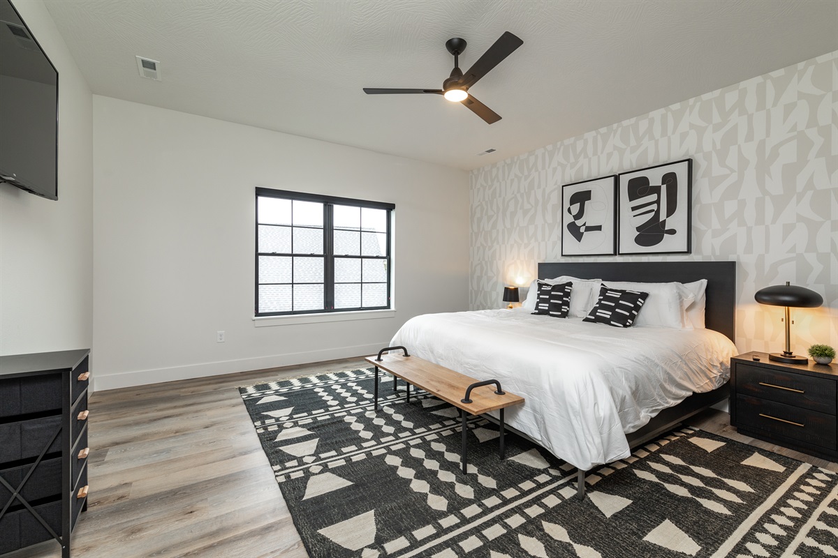 Upper level king bedroom #2 w/ ensuite bath