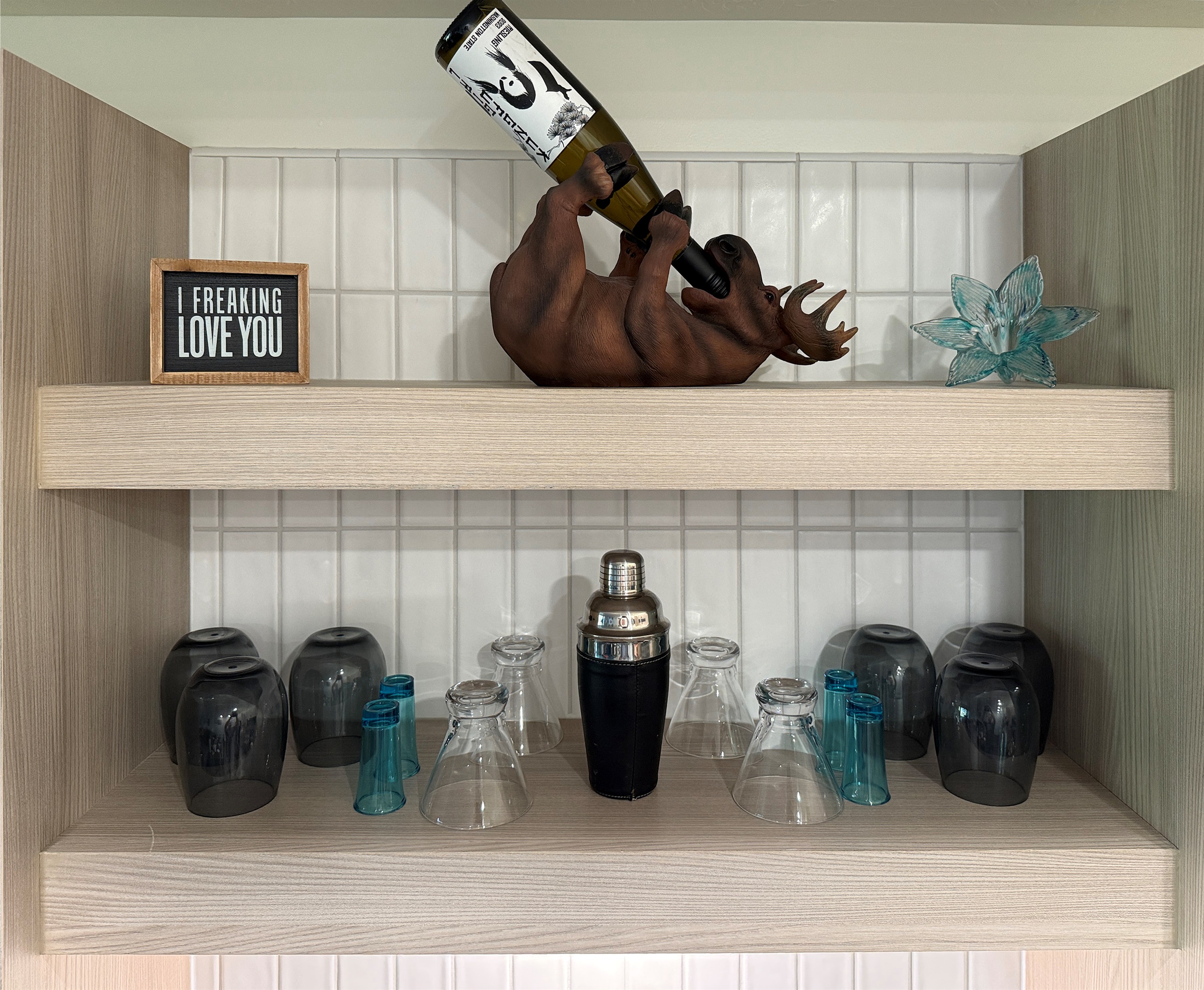 Shaker and Bar Glasses Available for Use
