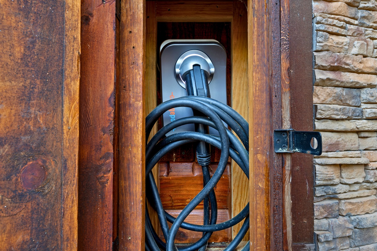 A convenient EV charging station is available on-site, making it easy for guests with electric vehicles to recharge and stay ready for their next adventure.