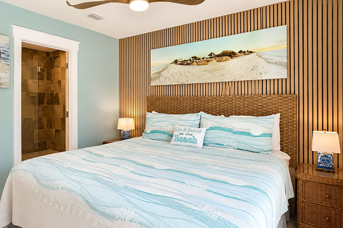 Master Bedroom of Manatee Suite at AMI Beach Lagoon