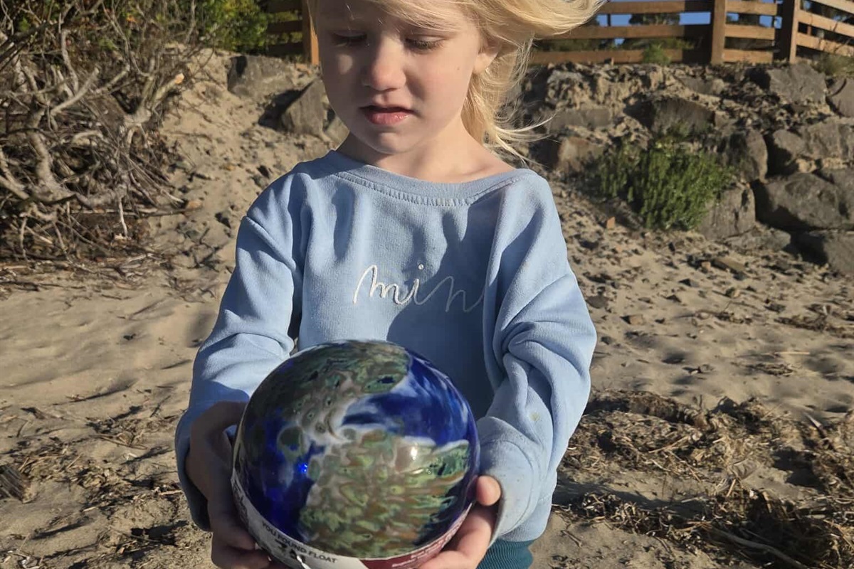 The perfect spot to search for glass floats — finders keepers!