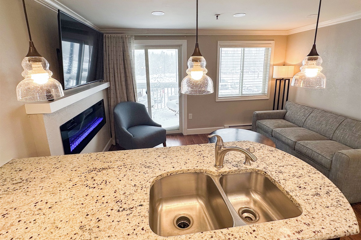 Very comfortable living room.