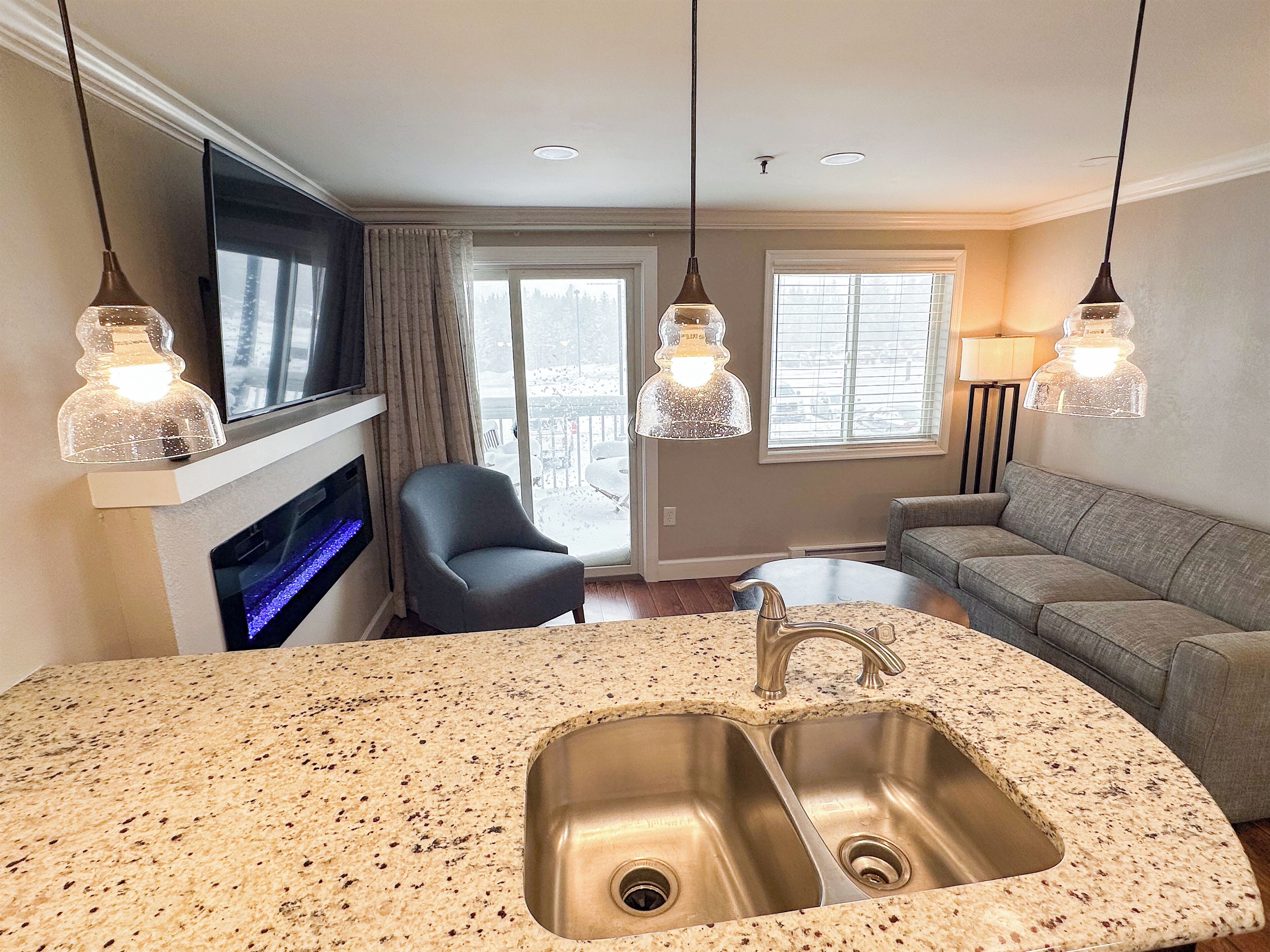 Very comfortable living room.