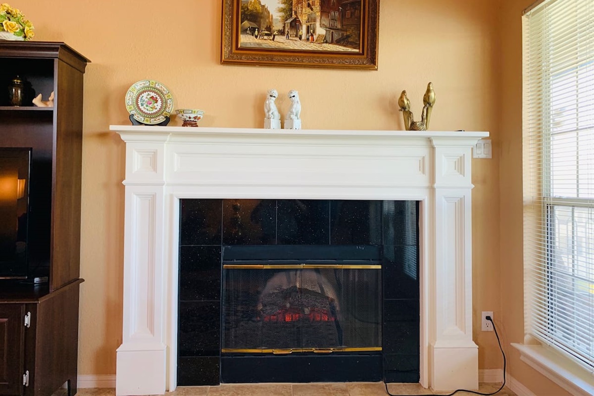 Fireplace in Living Area