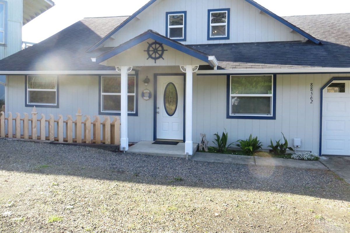 street side of house