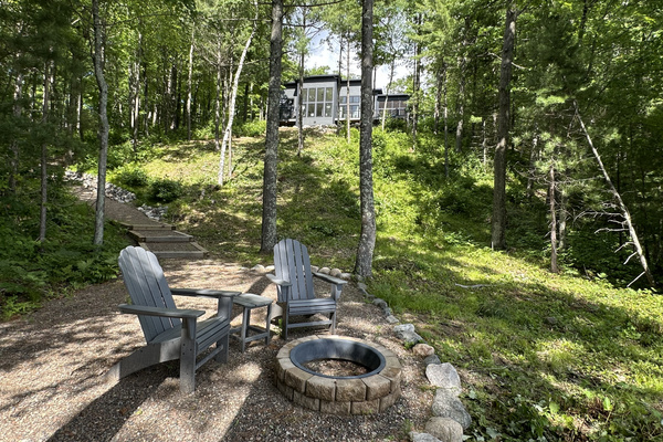 Fire Pit by lake