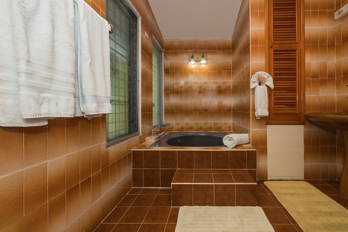 Bedroom 1 Private Bathroom with Jacuzzi