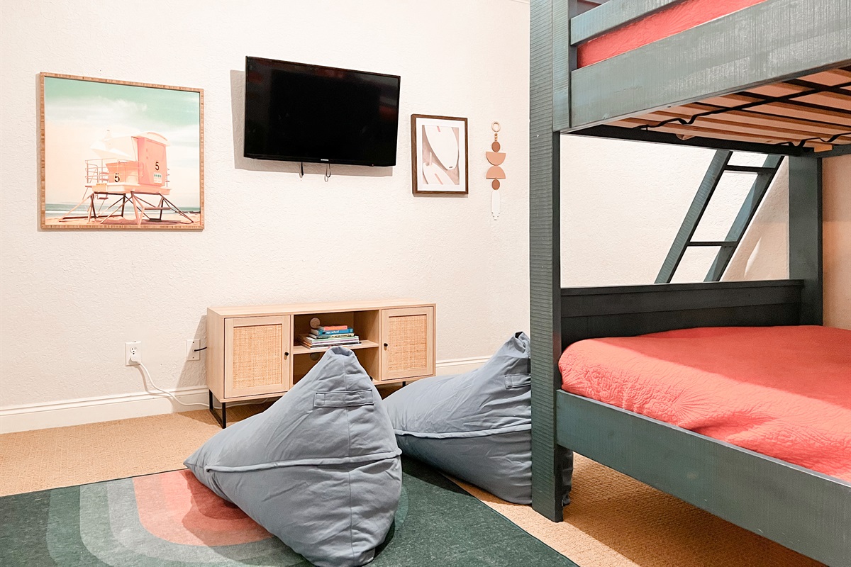 Bunkroom perfect for the kids