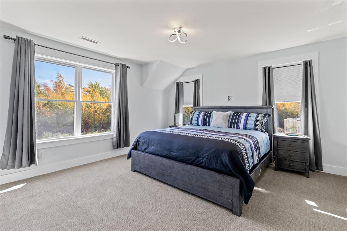 Beautiful and spacious primary bedroom