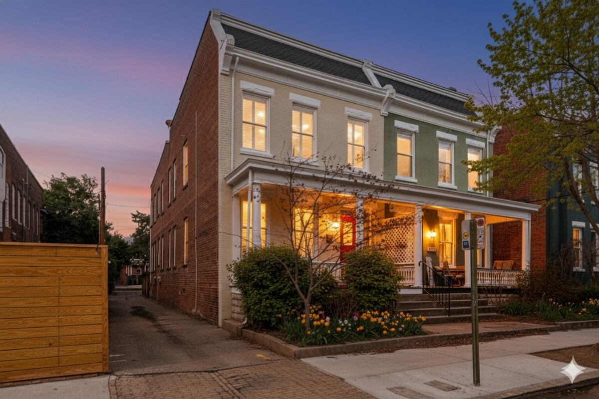 Charming Exterior: Enjoy historic charm and modern comfort in vibrant Richmond!