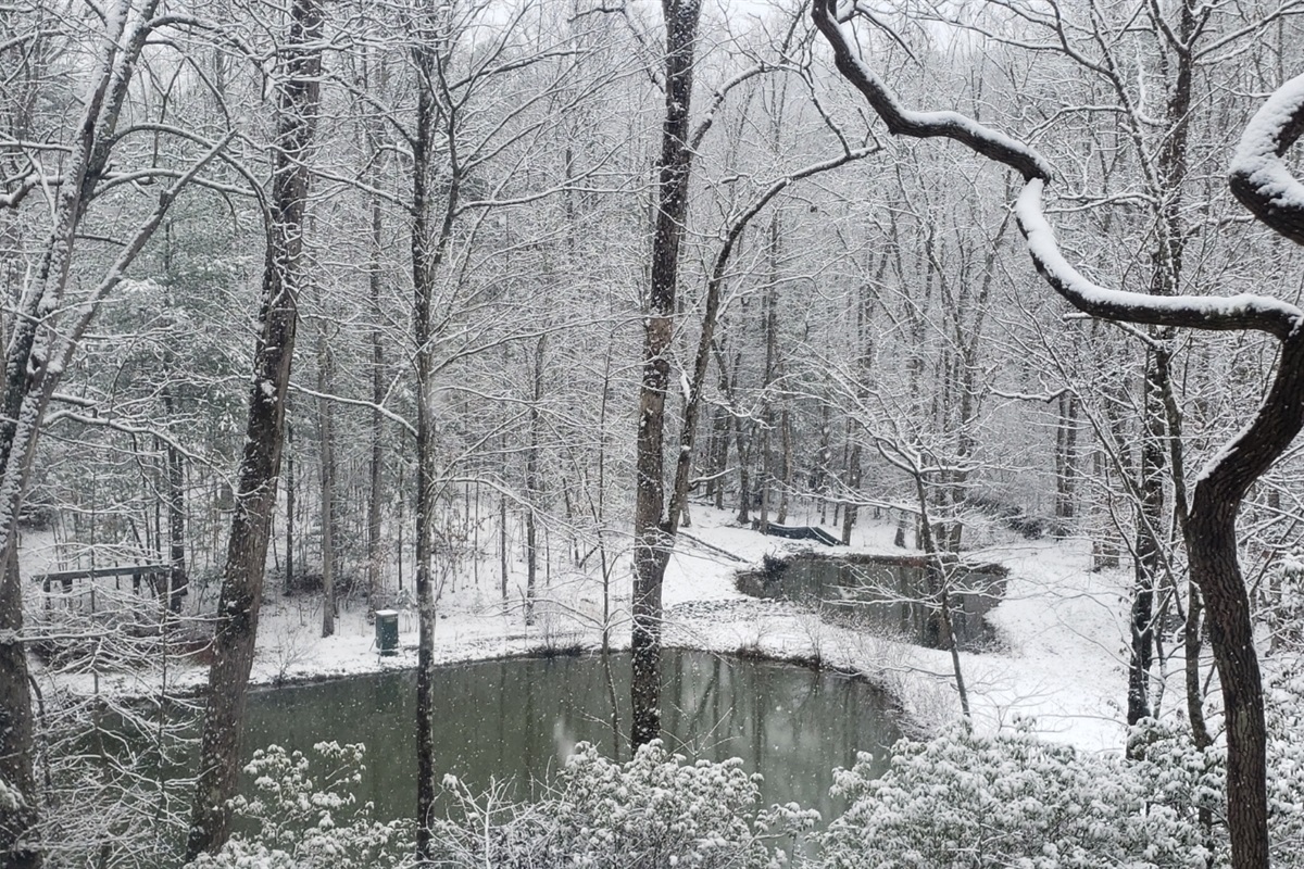 Both Ponds after a nice snow