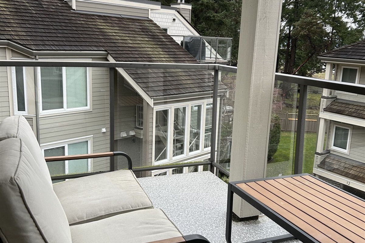 Deck off primary bedroom (with King)