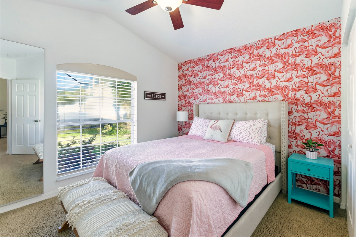 Located by entrance with large window