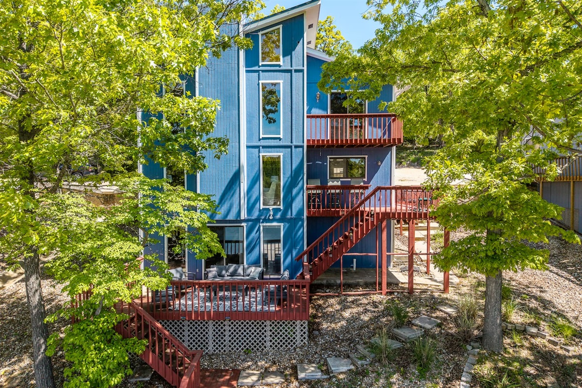 Huckleberry House cozy vacation rental at Sunrise Beach – Lake of the Ozarks