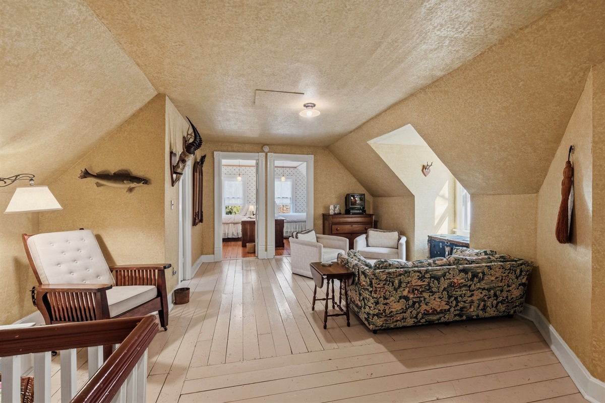 Upstairs living room.