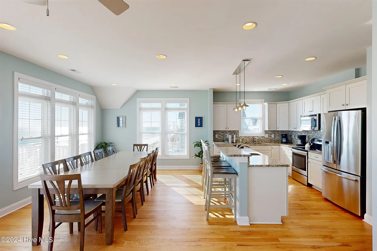 Open-concept floor plan designed for effortless entertaining