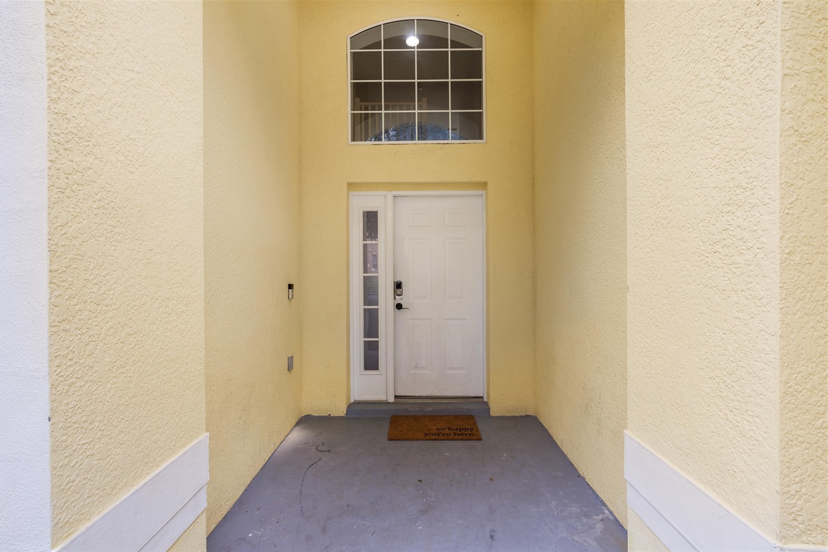 Entrance to the unit